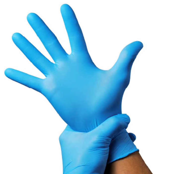 Nitrile examination gloves medium box 100 pcs