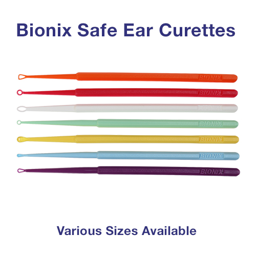 Bionix Safe Ear Curettes, White FlexLoop®, 50 pcs/box